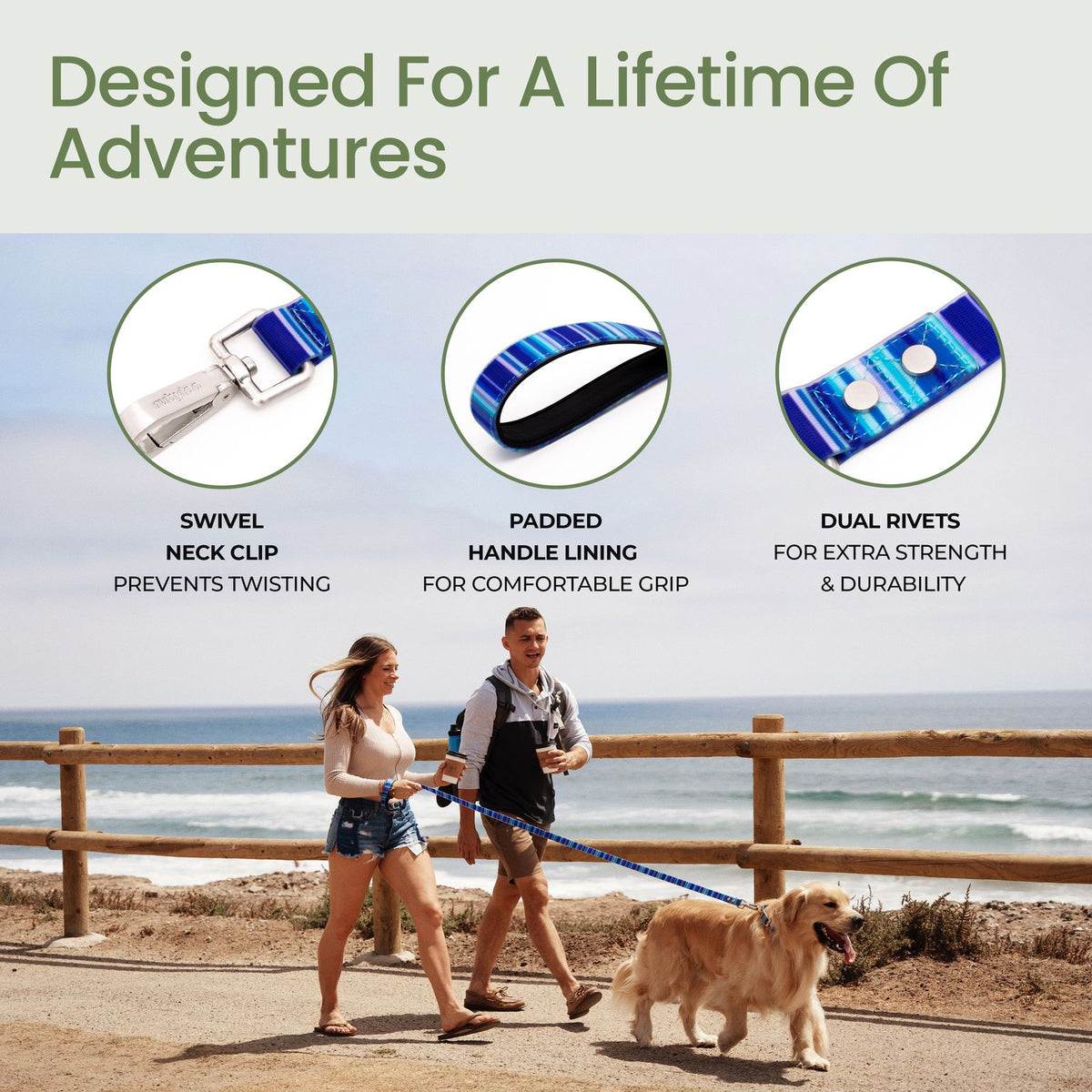 Washable, Waterproof & Stink Proof Dog Leashes Rubyloo